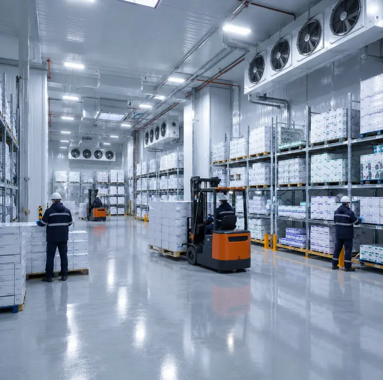 Commercial cold storage and refrigeration system by Zahid Brothers