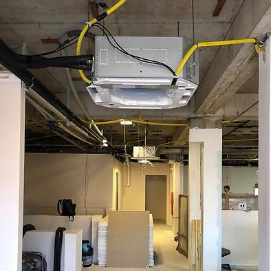 VRF HVAC installation by professional technicians